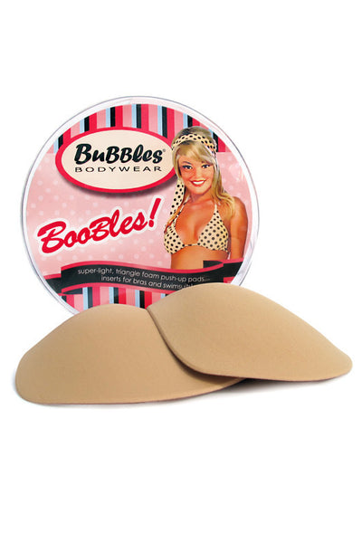 Boobles - Foam Triangle Push-up Bra Pads - PaddedPanties.com
 - 1