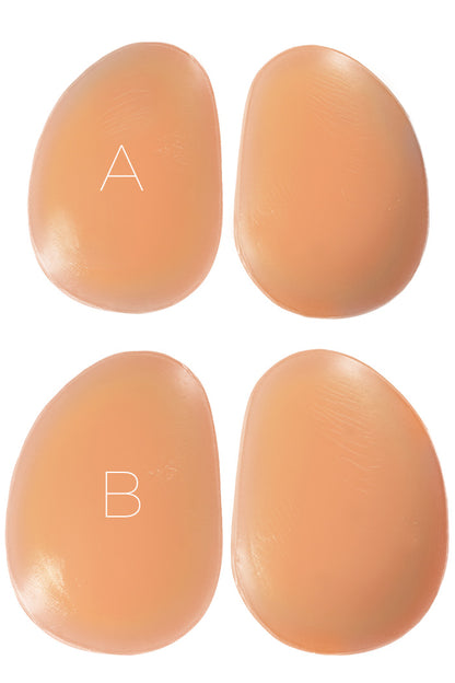 Silicone Butt or Hip Pads (Peach)