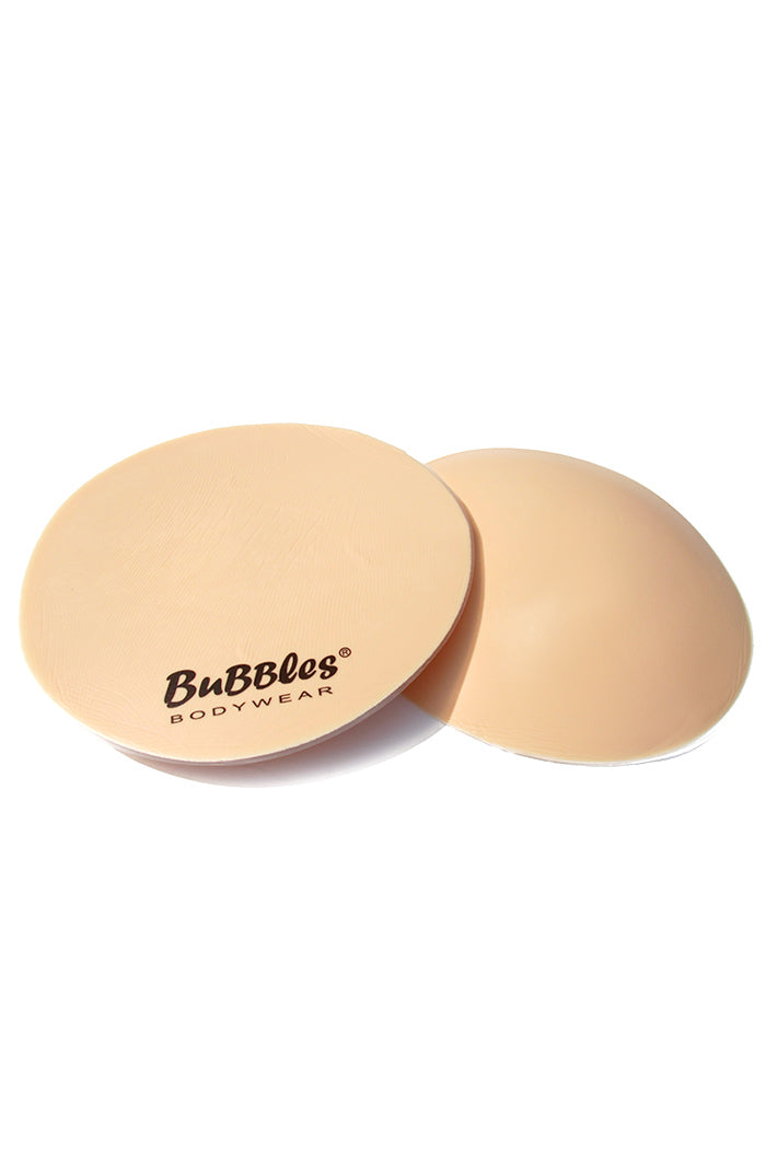 Air-infused silicone butt pads by Bubbles Bodywear for enhanced comfort and a realistic feel.