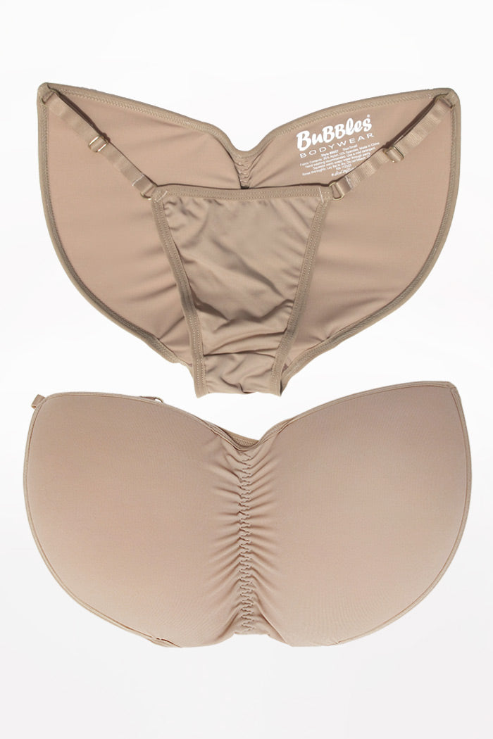 Caboost String Lowrise Padded Panty with Built-in Pads in Beige
