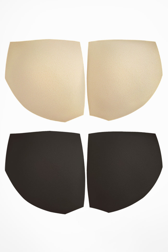 Bootiful FULLBACK Padded Panty foam butt pads in beige and black.