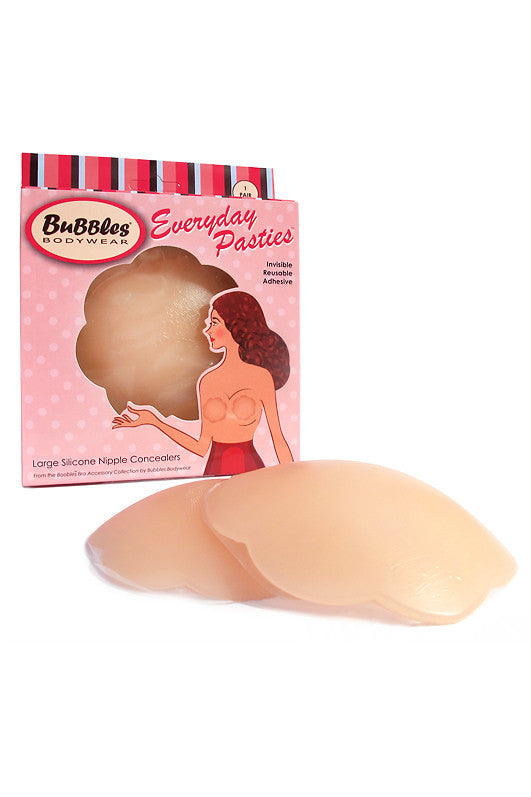 Boobles - Large Adhesive Silicone Nipple Petals with packaging.