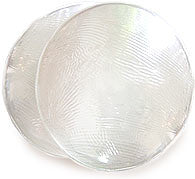 Clear Silicone Butt Pads on white background.