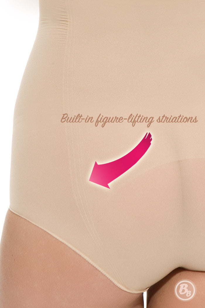 Stretch & Perfectâ„¢ Light Control Bodysuit - PaddedPanties.com
 - 3