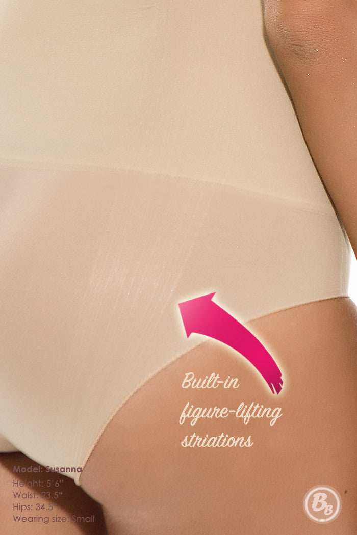Stretch & Perfectâ„¢ Strong Control Bodysuit - PaddedPanties.com
 - 4