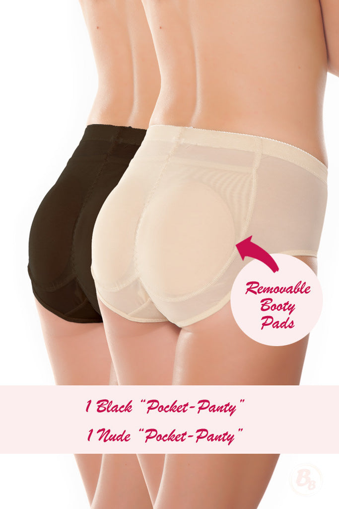 Insta-Booty 5-Piece Padded Panty Value Set