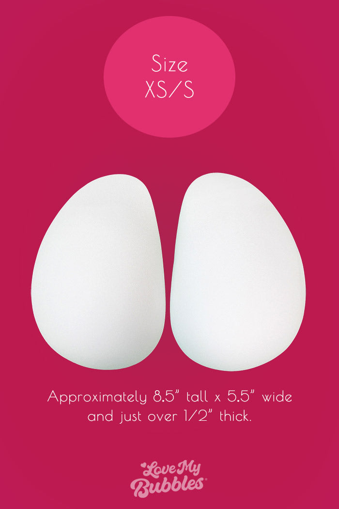 Butt Pads that ship with the Bonded Body Mid-thigh Booty Lifting Padded Short